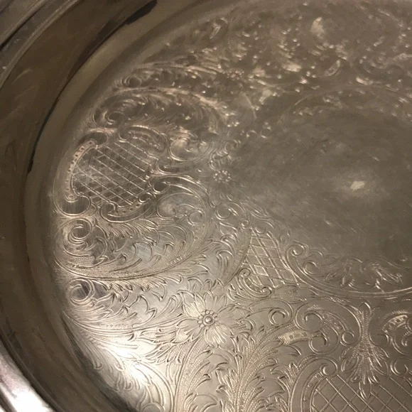 Silver serving dish - Picture 4 of 9